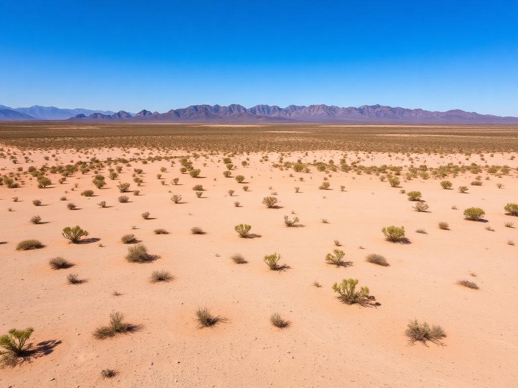 Aerial view of Off-Grid 5-Acre Desert Parcel in Mohave County, AZ